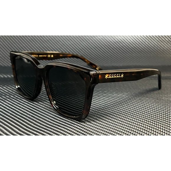 Gucci Brown Havana 56mm Sunglasses - Picture 1 of 4